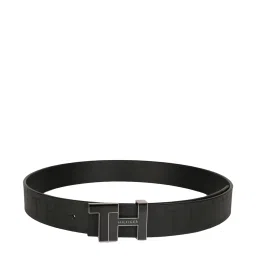 Tommy Hilfiger Black Leather Reversible Belt for Men image 2