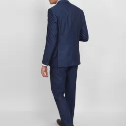 Allen Solly Navy Slim Fit Three Piece Suit image 2