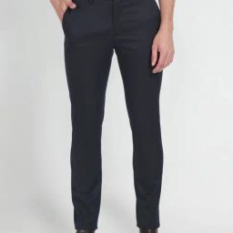 Arrow New York Blue Slim Fit Trousers-picture-37