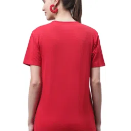 Vimal Jonney Orange & Red Cotton Logo T-Shirt - Pack Of 2 image 5