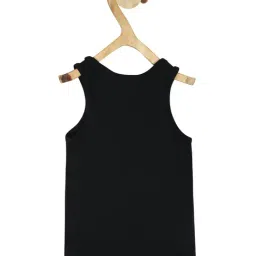 allen solly junior Allen Solly Boys Boys Black Solid Vest image 2