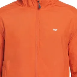 Wildcraft Deep Orange Regular Fit Hooded Jacket image 5