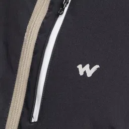 Wildcraft Olive Green Regular Fit Colour Block Hooded Jacket image 5