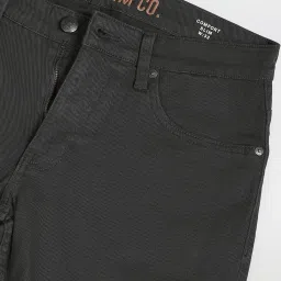 U.S. Polo Assn. Denim Co. Grey Cotton Slim Fit Denim Shorts image 5