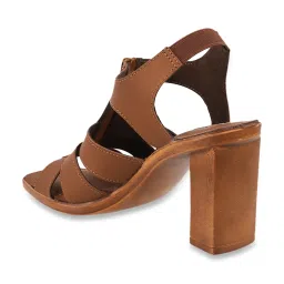 Catwalk Women's Brown Back Strap Sandals image 5