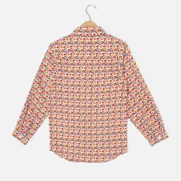 Allen Solly Junior Multicolor Floral Print Full Sleeves Shirt image 2