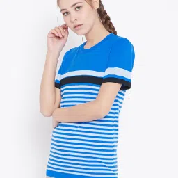 c9 airwear C9 Blue Striped T-Shirt image 3