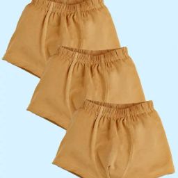 Kiddopanti Boys Beige Boxers (Pack of 3)-picture-36