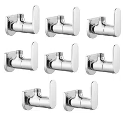 CLINTON Opal Brass Angle Valve with Wall Flange for Bathroom (Pack of 8)-image-7