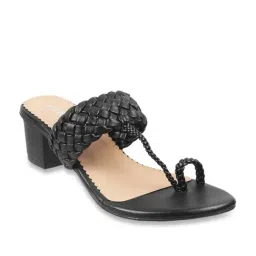 Metro Women's Black Toe Ring Sandals-picture-35