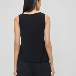 LOV by Westside Black Solid Top image 2