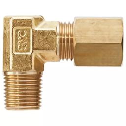 SMC DL Series Elbow Fitting, 8 mm to R 1/8 Male, Threaded-to-Tube Connection Style, DL08-01 (Pack of 10)-picture-16