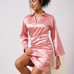 Globus Pink Slim Fit Bodycon Dress image 4