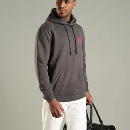 Tommy Hilfiger Men Typography Printed Hooded Sweatshirt image 2