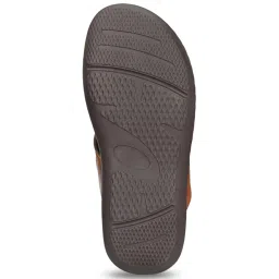 Shences Men's Tan Thong Sandals image 4