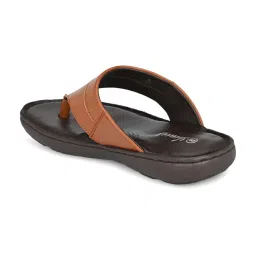 Shences Men's Tan Thong Sandals image 5