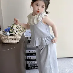 LULU & SKY Girls Top with Palazzos image 3