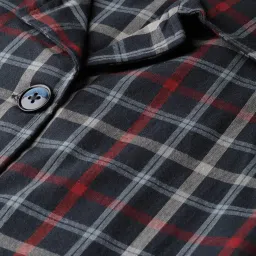 Style Quotient Navy Checks Jacket image 5