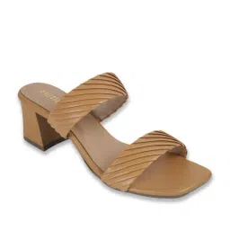 Metro Women Beige Slides image 2