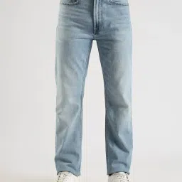 Calvin Klein Jeans Blue Cotton Relaxed Fit Jeans-image-99