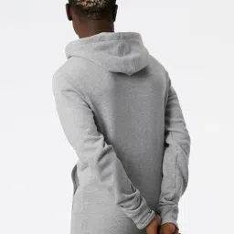 New Balance Grey Cotton Regular Fit Printed Sports Hoodie image 2