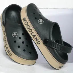 Woodland Men's Olive & Khaki Clogs-image-65