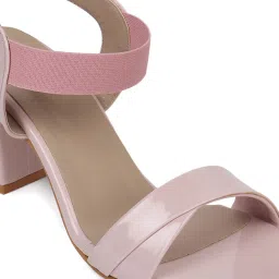 Iconics Women's Pink Ankle Strap Sandals image 4