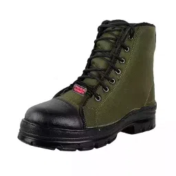 Kalibar Steel Toe Jungle Boot Shoes PU Sole UK 9 Green-picture-41