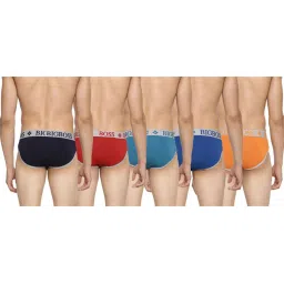 Dollar Bigboss Multicolored Cotton Regular Fit Briefs (Pack of 5) image 2