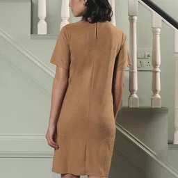 SALT ATTIRE Women Round Neck T-shirt Dress image 4