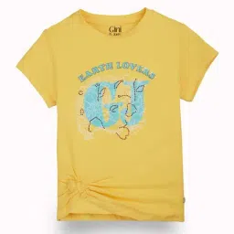 Gini & Jony Kids Yellow Message Top-picture-15