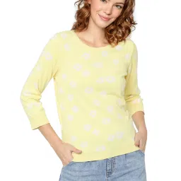 Only Yellow Printed Sweater image 3