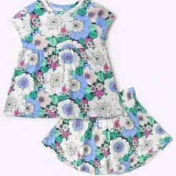 GAP Kids Multi Relaxed Cotton Floral Top-image-87