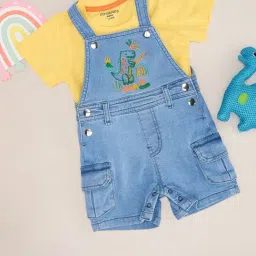 Pantaloons Baby Boys Blue Glow Regular Fit Coordinate Set-picture-16