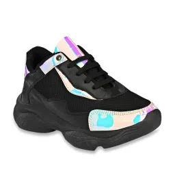 El Paso Women's Black Casual Sneakers image 1