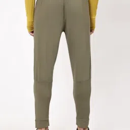 Dida Green Polyster Regular Fit Solid Trackpant image 2