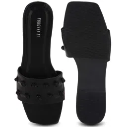 Forever 21 Women's Black Casual Sandals image 3