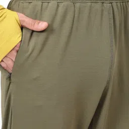 Dida Green Polyster Regular Fit Solid Trackpant image 5