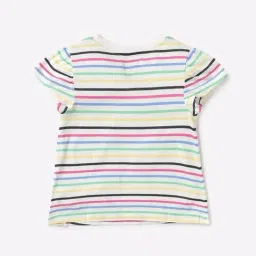 GAP Kids Multi Regular Cotton Striped Top image 2