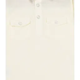 VASTRAMAY SISHU Cream Cotton Relaxed Fit Kurta Set image 5