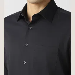 Van Heusen Black Slim Fit Shirt image 5