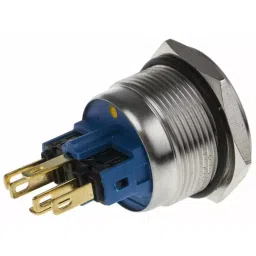 RS PRO Push Button Switch Momentary Panel Mount 22 mm Cutout, 8118562 image 3
