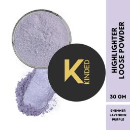 KINDED Highlighter Loose Powder Shimmer Lavender Purple - 30 gm-picture-11