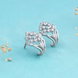 GIVA 92.5 Sterling Silver Glittering Beauty Stud Earrings-picture-20