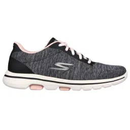 SKECHERS Go Walk 5-true Black Walking Lace Up Sports Shoes-image-77