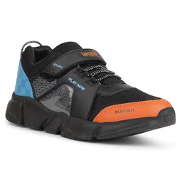 LIBERTY Mesh Detailed & Colour Blocked Shoes With Velcro Closure - Black-image-35