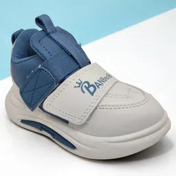 Lil Lollipop Colour Blocked Velcro Closure Shoes - Blue-image-60