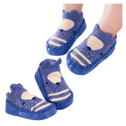 Bembika Seal Face Designed Applique Detailed Socks Shoe - Blue-picture-22