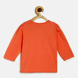 MINI KLUB Cotton Pack Of 3 Full Sleeves Typography & Hearts Printed Vests - Peach Grey & Yellow image 4