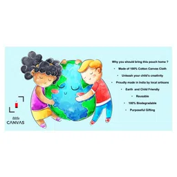 Little Canvas DIY Colouring Santa Claus Pouch image 4